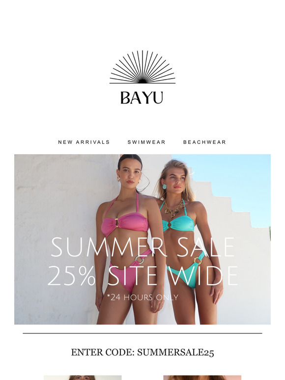 "SUMMER SALE" STARTS NOW 🩷 25% OFF SITE WIDE!