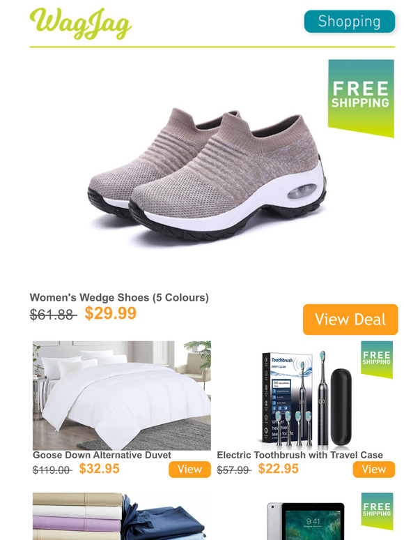 $29.99 for Women's Wedge Shoes