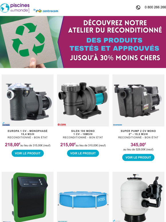 Découvrez notre atelier du reconditionné