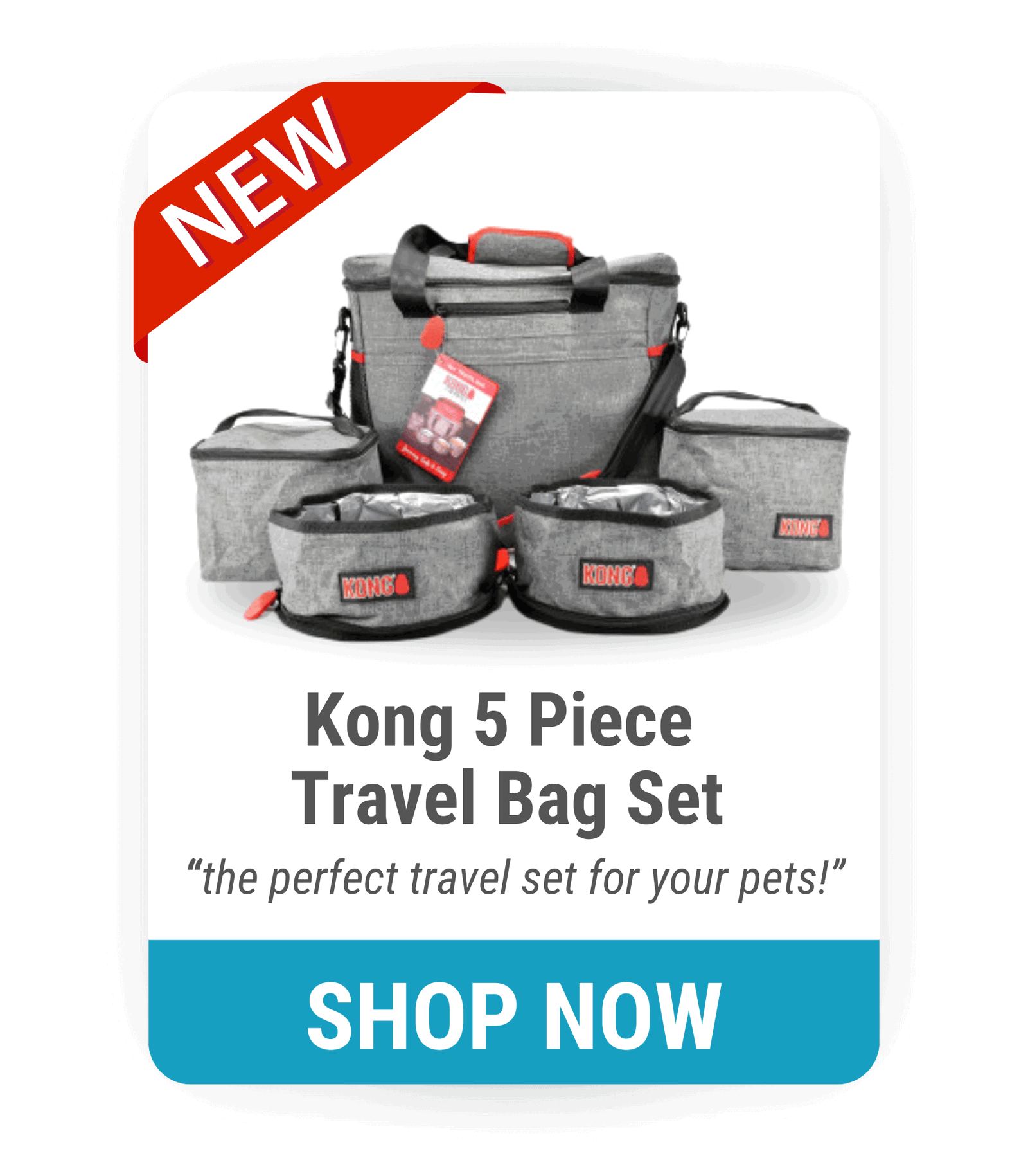 Kong 5 Piece Travel Bag