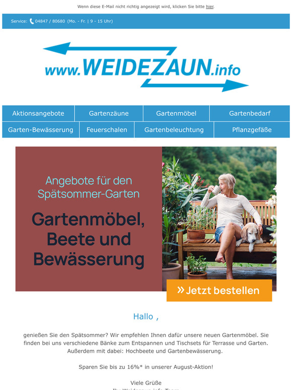 Angebote für den Spätsommer-Garten 🍉