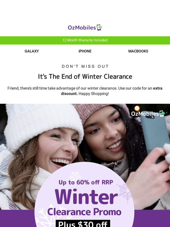 Winter Clearance Promo Has Started ❄️