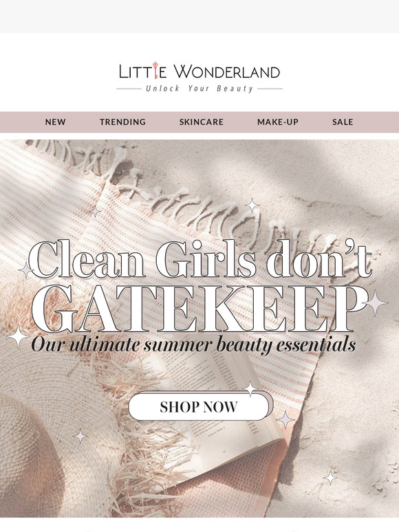 🐚 Clean Girls don't gatekeep beauty secrets!
