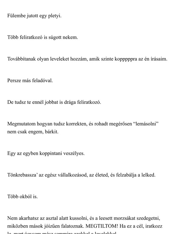 Hogyan tudsz bárkit lemásolni, balhé nélkül?