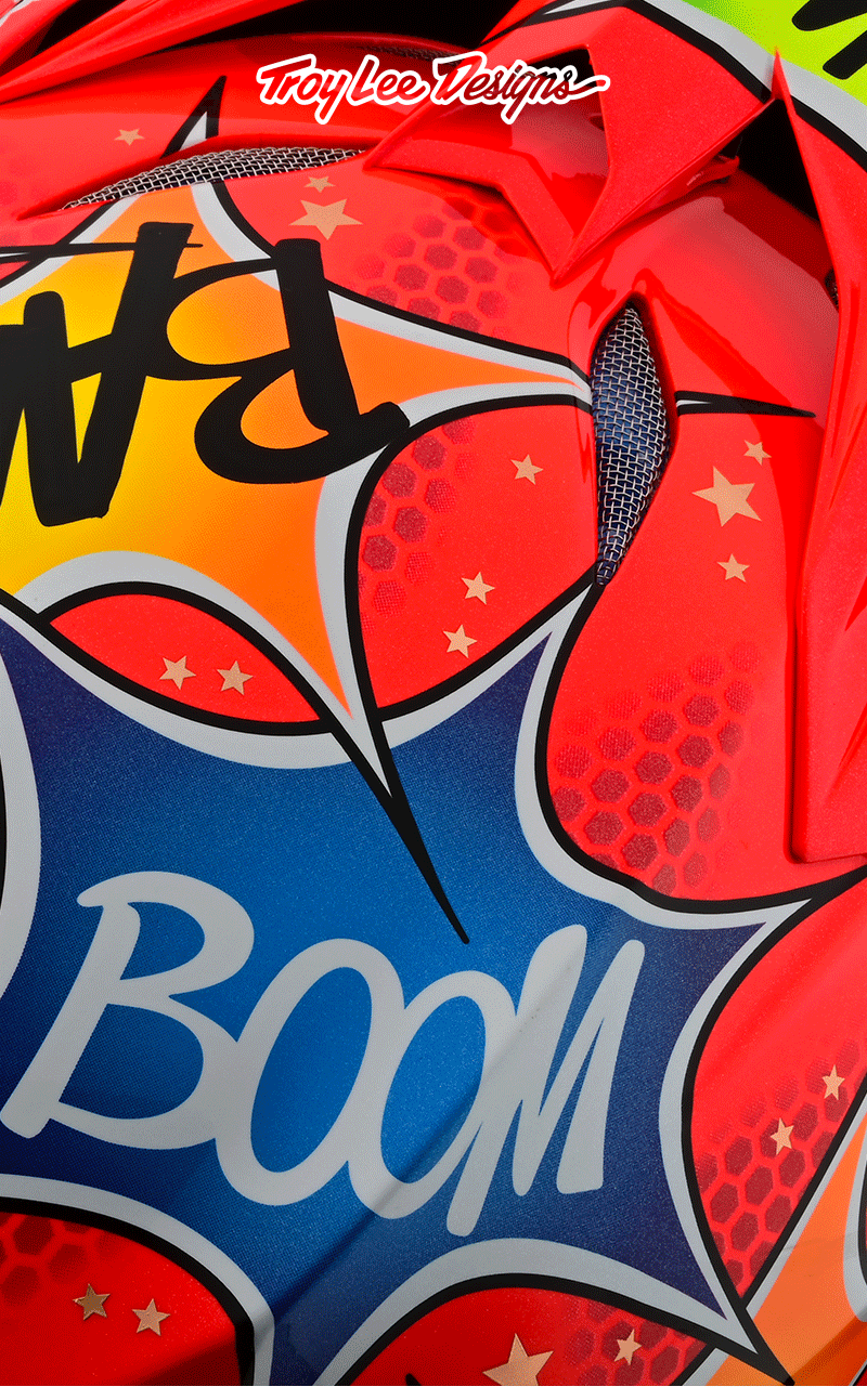 Troy Lee Designs: Cosmic Explosion - Limited Edition Helmets | Milled