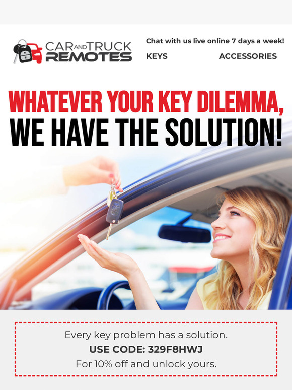 Get 10% Off Your Key Needs.