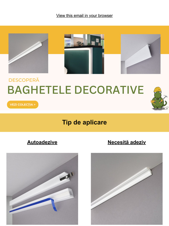 ✨ Transformă-ți casa cu baghete decorative!