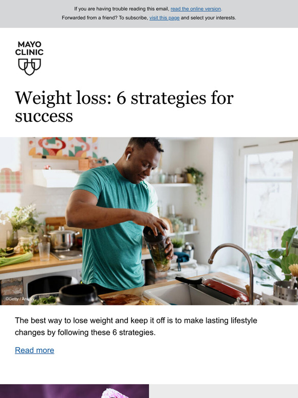 Weight loss: 6 strategies for success