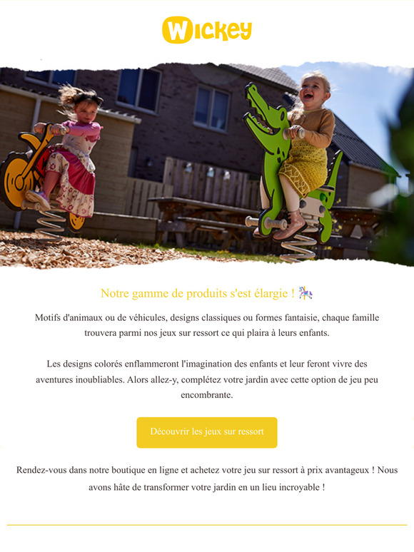 Découvrez nos superbes jeux sur ressort ! 🎠