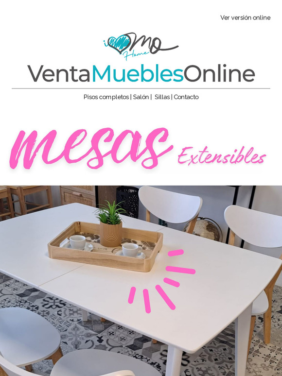 🩷 MESAS EXTENSIBLES 🩷 ¡Que no te falte espacio en la mesa este verano!