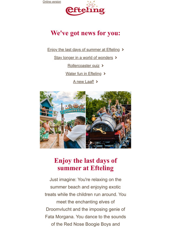 Win tickets in the rollercoaster quiz