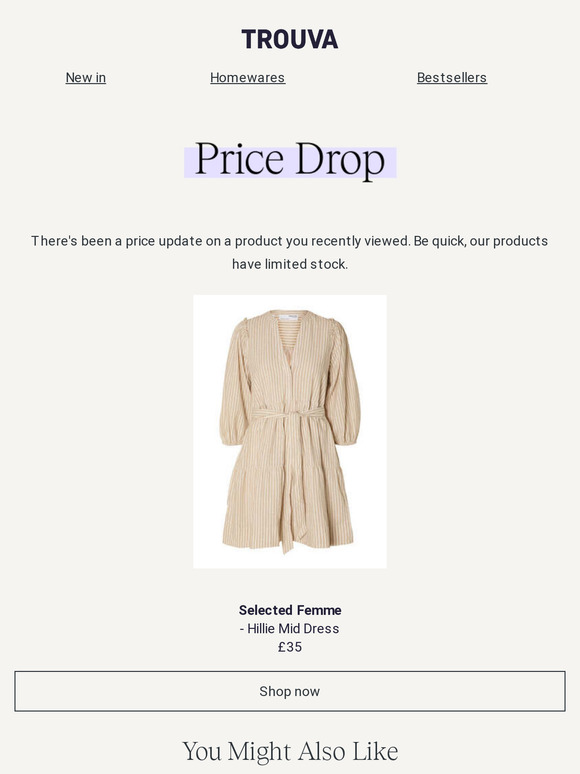 That thing you love just went on sale...