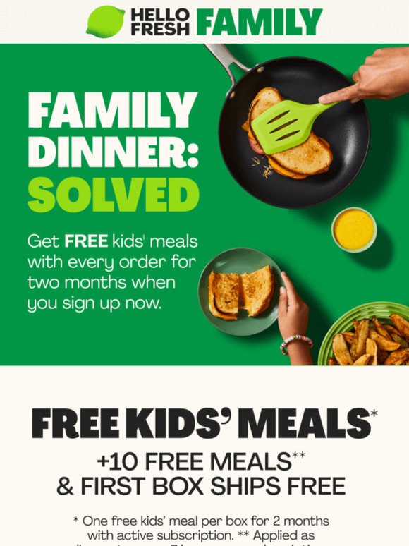 Check family dinner off of your to-dos ✅