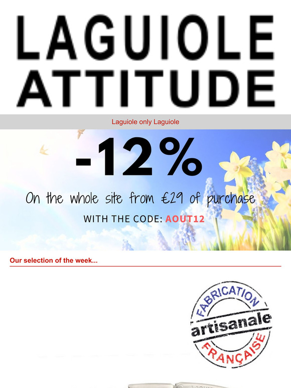 Laguiole, the inseparable for summer!