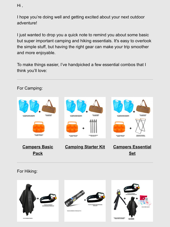 Must-Have Camping & Hiking Essentials!