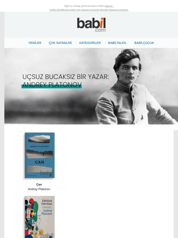 Uçsuz bucaksız bir yazar: Andrey Platonov