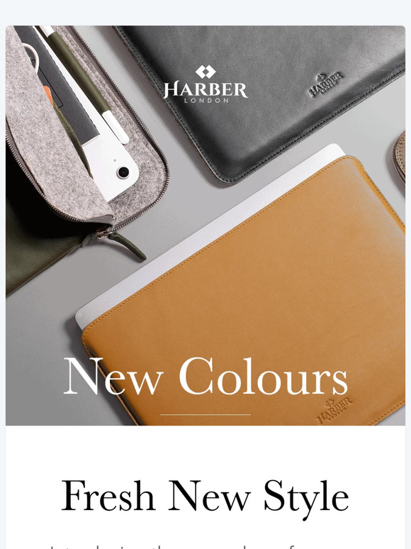 Fresh New Colours, Classic Styles | Harber London