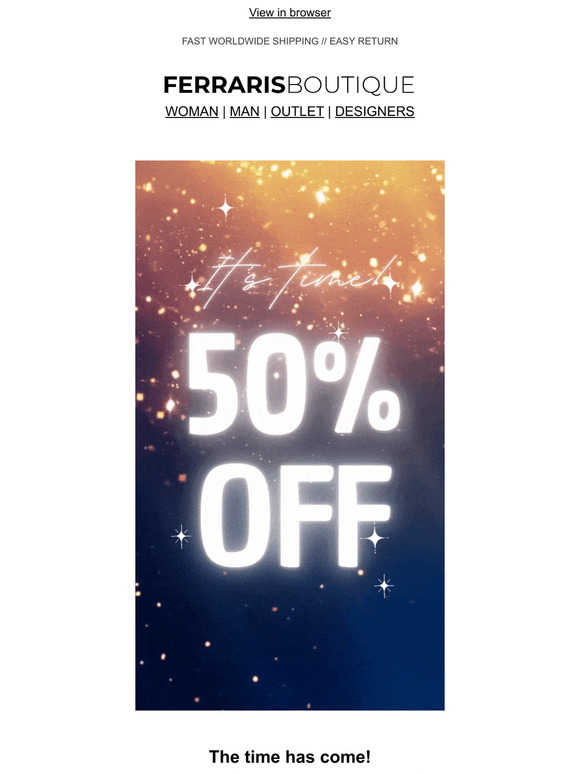 💫 EVERYTHING 50% OFF! 💫