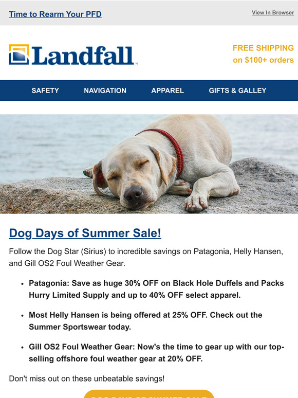 Dog Days Of Summer - Get Shorts @ Landfall