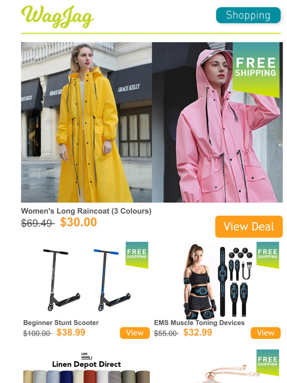 $30 for a Women's Long Raincoat 🌧️