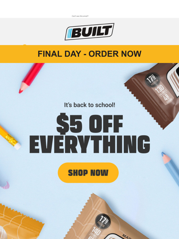 Final Day - Get $5 off every box!