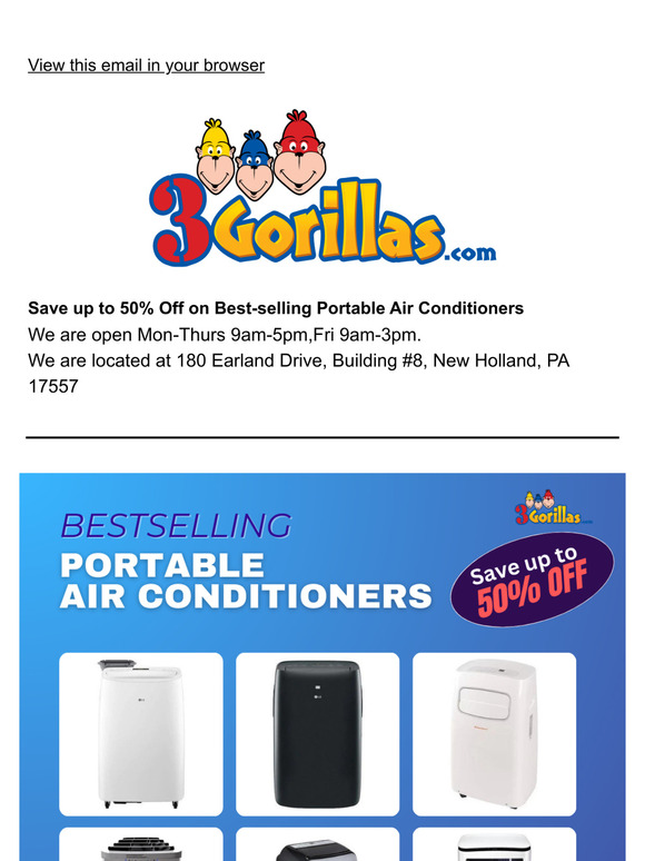 Shop the Best Discount Portable Air Conditioners Today👀
