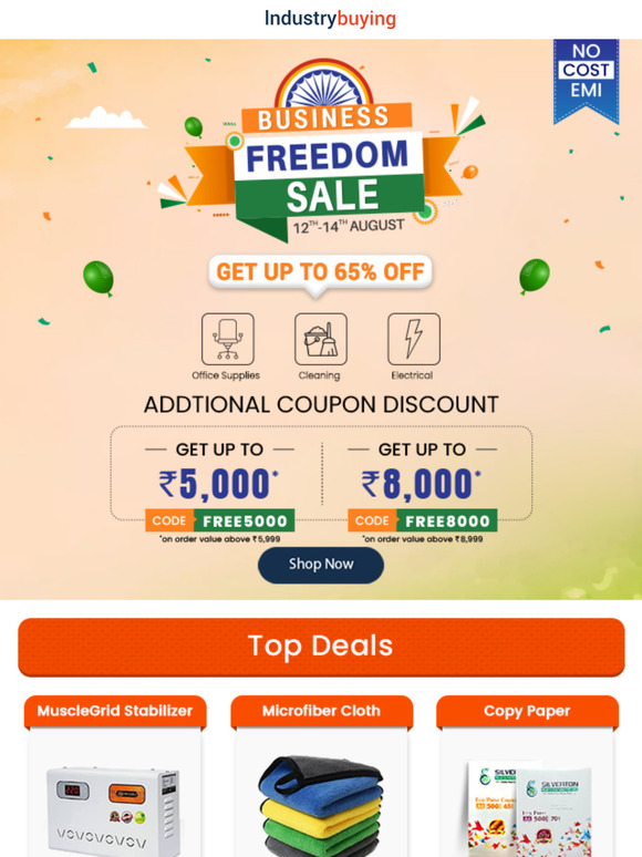 Business Freedom Sale is Live Now