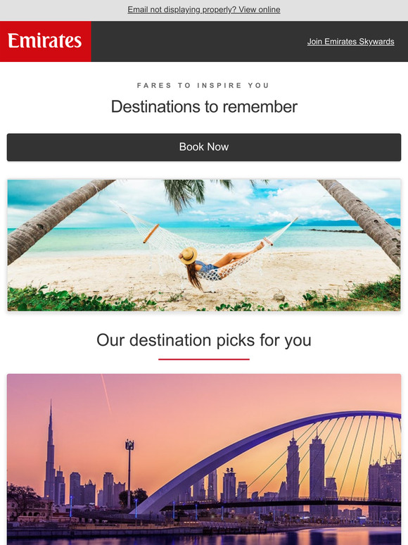 Change your view with these special fares