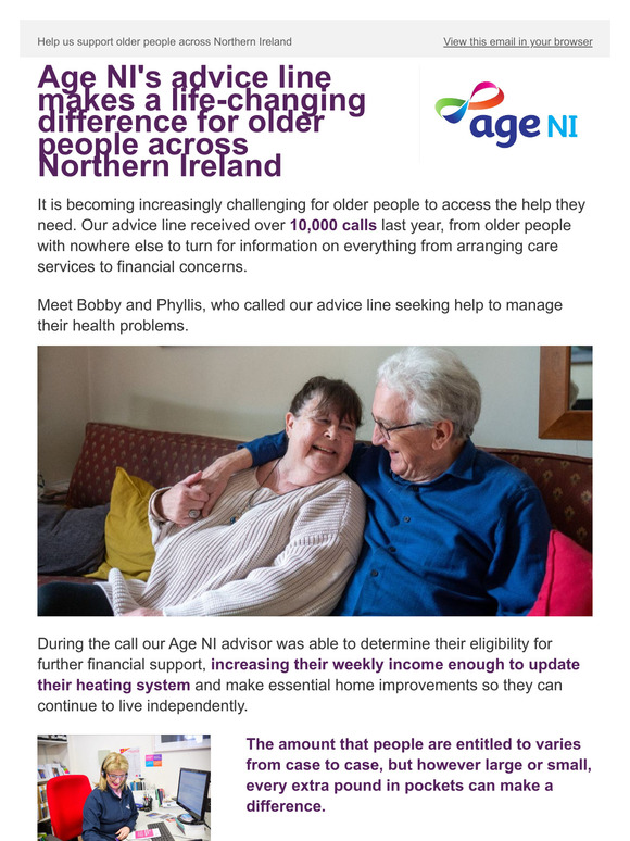 Make a lifechanging difference for older people