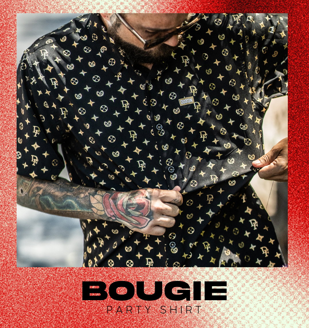BLACK & GOLD BOUGIE SHORT SLEEVE