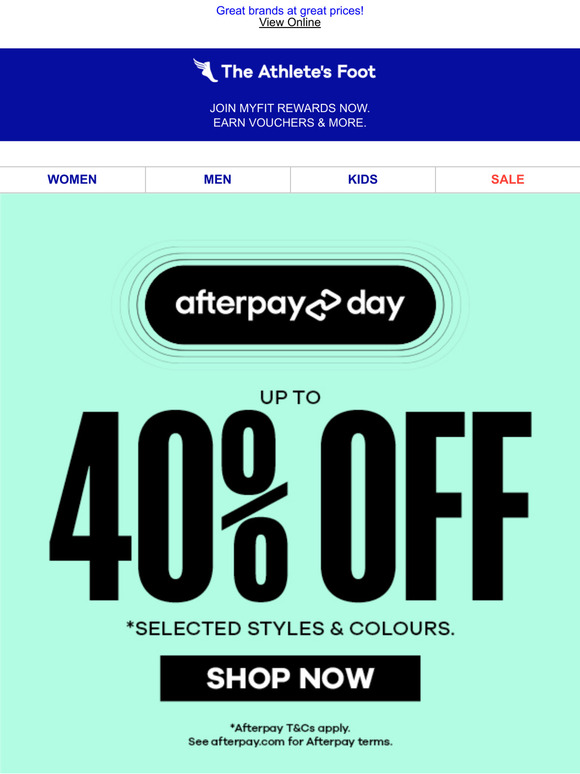 Afterpay Day Sale has arrived!