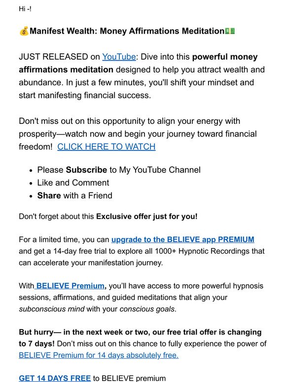 💰Manifest Wealth: Money Affirmations Meditation💵