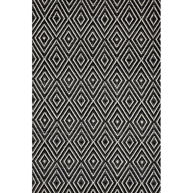 Diamond Black/Ivory Indoor/Outdoor Rug