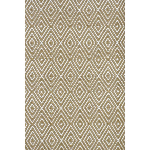 Diamond Khaki/White Indoor/Outdoor Rug