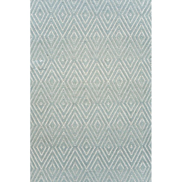 Diamond Light Blue/Ivory Indoor/Outdoor Rug