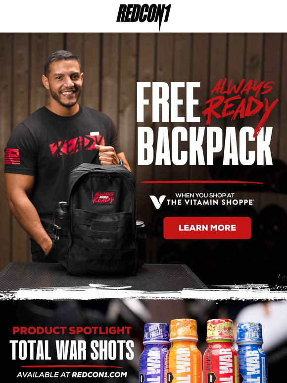 🔥 Claim your FREE Always Ready Backpack