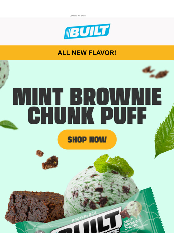 NEW! Mint Brownie Chunk Puff now available!