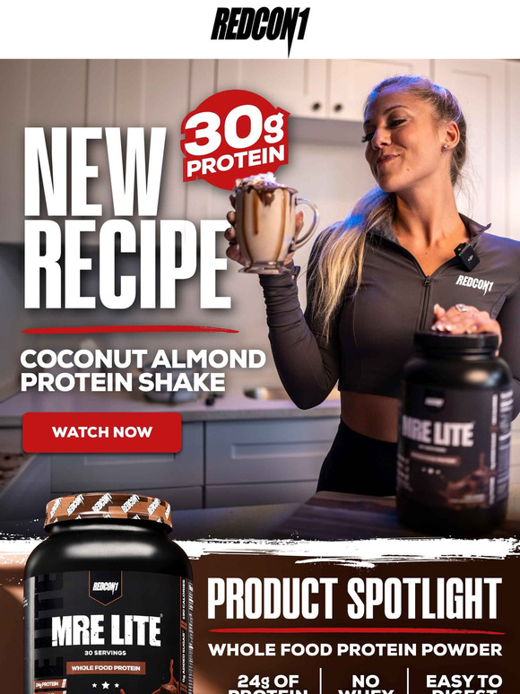 New Recipe🚨 Protein packed coconut almond shake