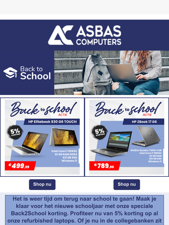 Back to school laptops