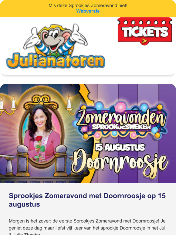 🌹 Doornroosje op 15 augustus