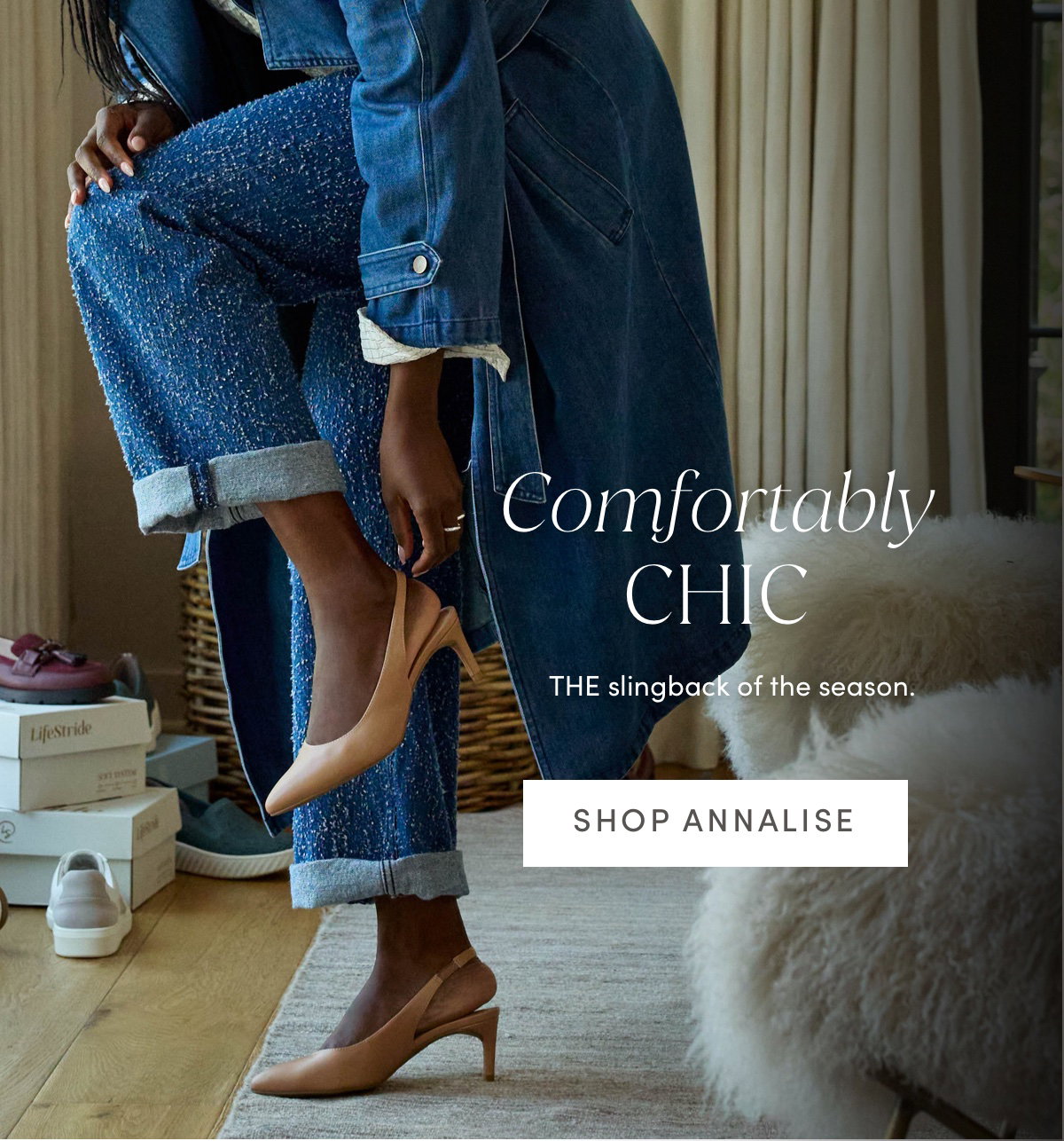 Comfortably Chic / The Slingback Of The Season. | Shop Annalise
