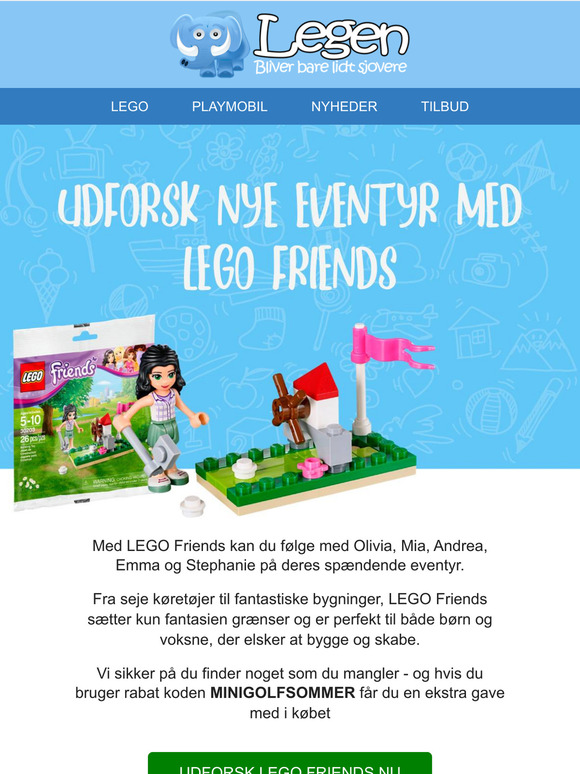Tid til at fejre venskabet med LEGO Friends😍