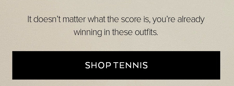 It doesn't matter what the score is, you're already winning in these outfits