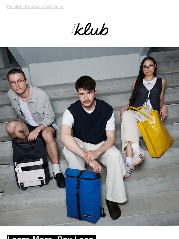 Learn more. Pay less. Der FREITAG Student Deal ist zurück!