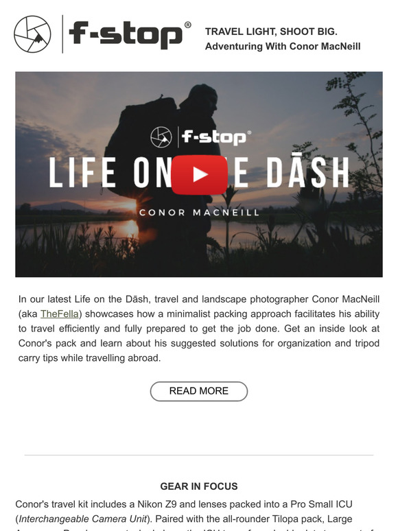 Travel Light, Shoot Big: Life on the Dash with Conor MacNeill
