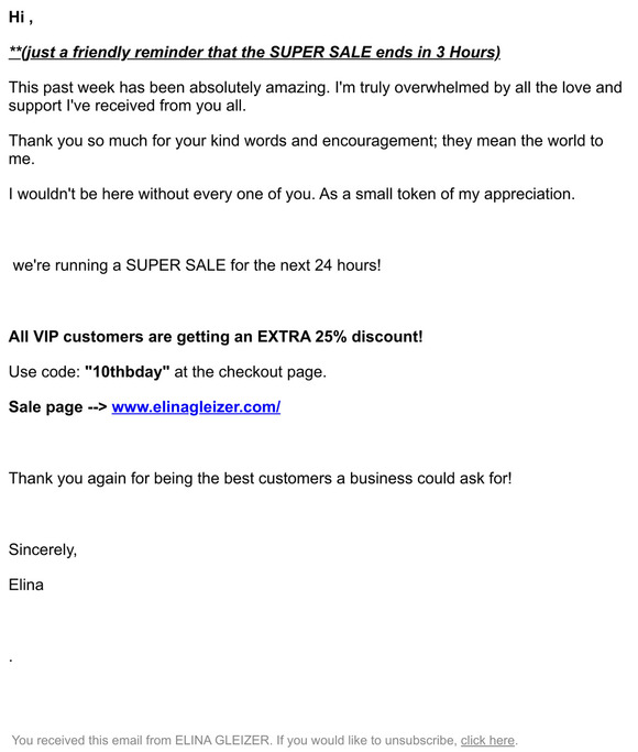 RE: Thank you so much!