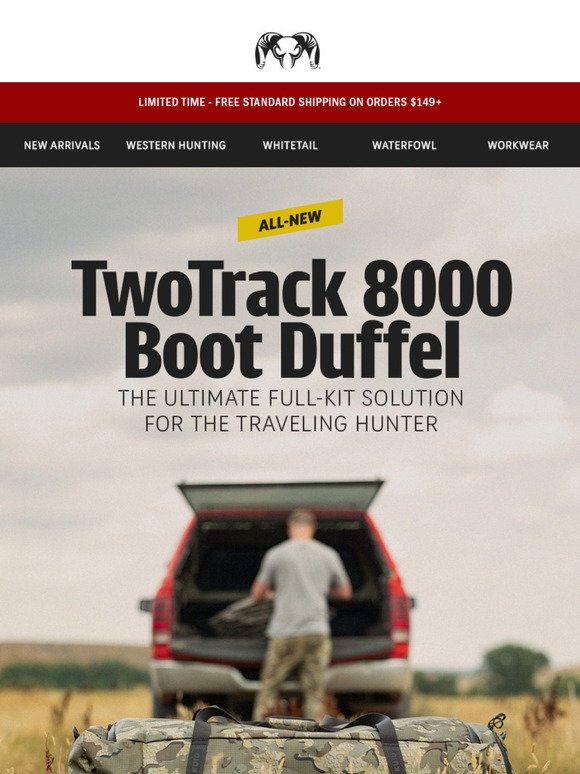 KUIU: All-New: TwoTrack 8000 Boot Duffel | Milled