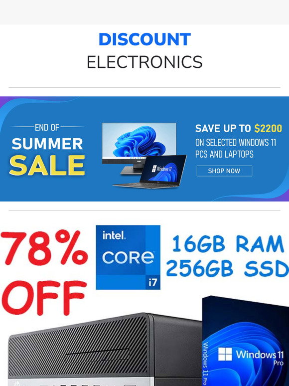 Discount Electronics: The i7 Windows 11 PC You Didn’t Know You Needed ...