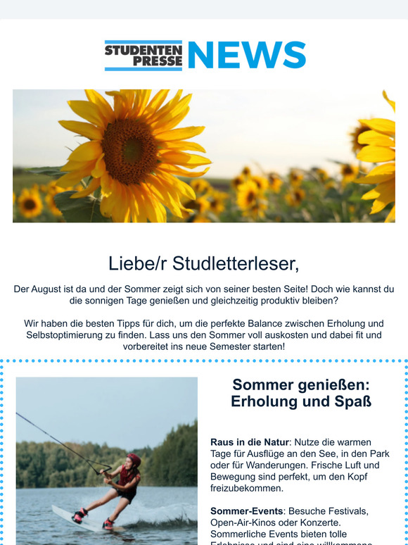 ☀️ Sommer-Chill und Selbstoptimierung: So geht’s!