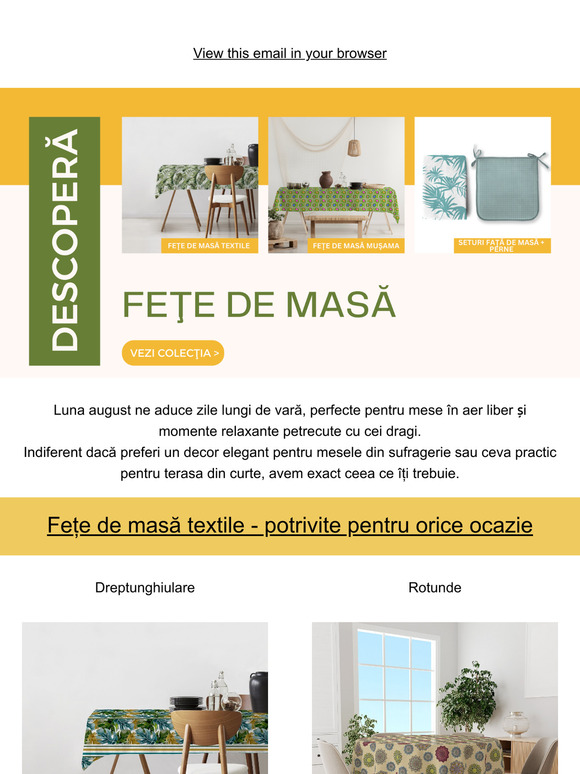 Decor de vis pentru masa ta!